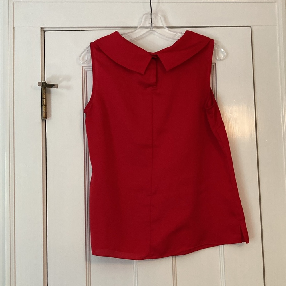 Talbots red blouse - Picture 2 of 3